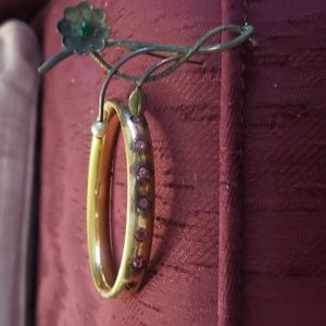 Old vintage bracelet and pin